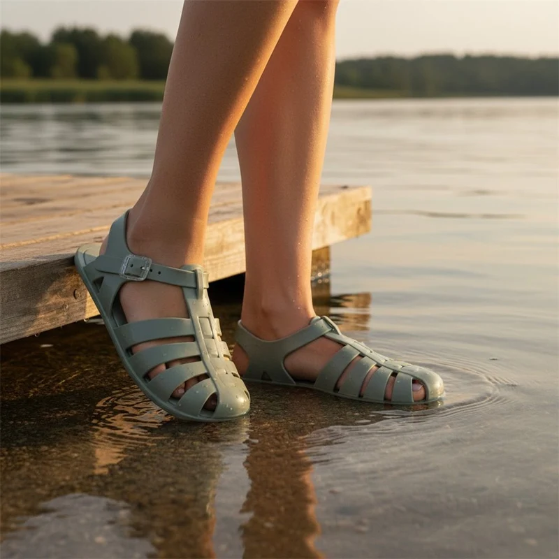 Sandalias Cangrejeras Igor Ura Verde