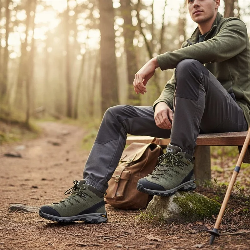 Botas de montaña y trekking Hombre Bestard Travessa II Verde Gore-Tex