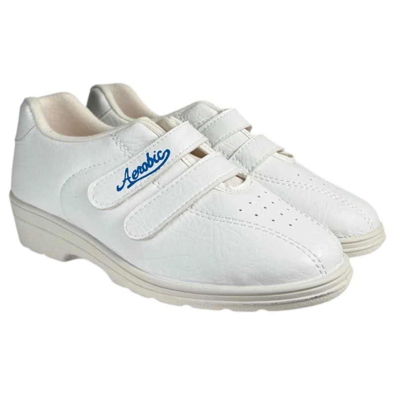 Zapatillas Roal Aerobic Velcros 1204 Blanco