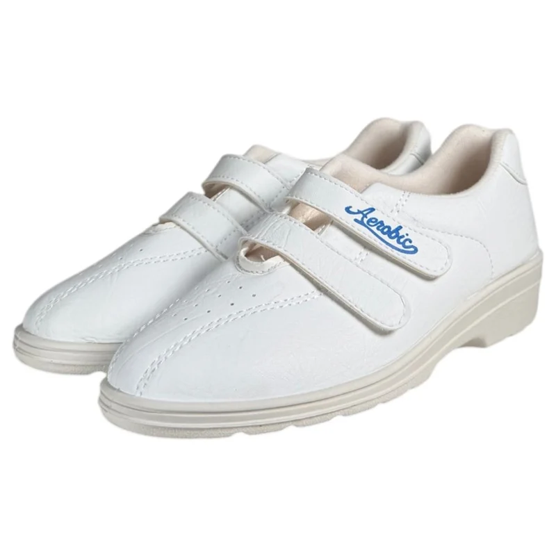 Zapatillas Roal Aerobic Velcros 1204 Blanco