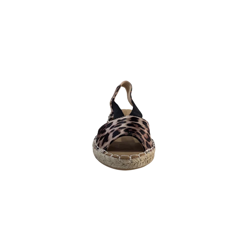 MUJER ESPARTO PLANA AMALFI PUNTERA ANIMAL PRINT