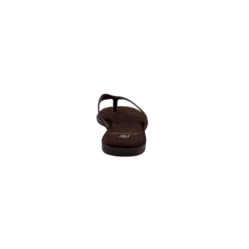 MUJER SANDALIA PLANA LUMA CHOCOLATE