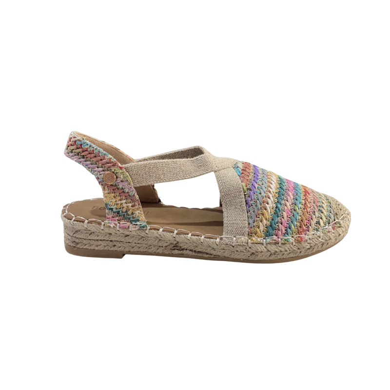 MUJER ESPARTO PLANA AMALFI MULTI