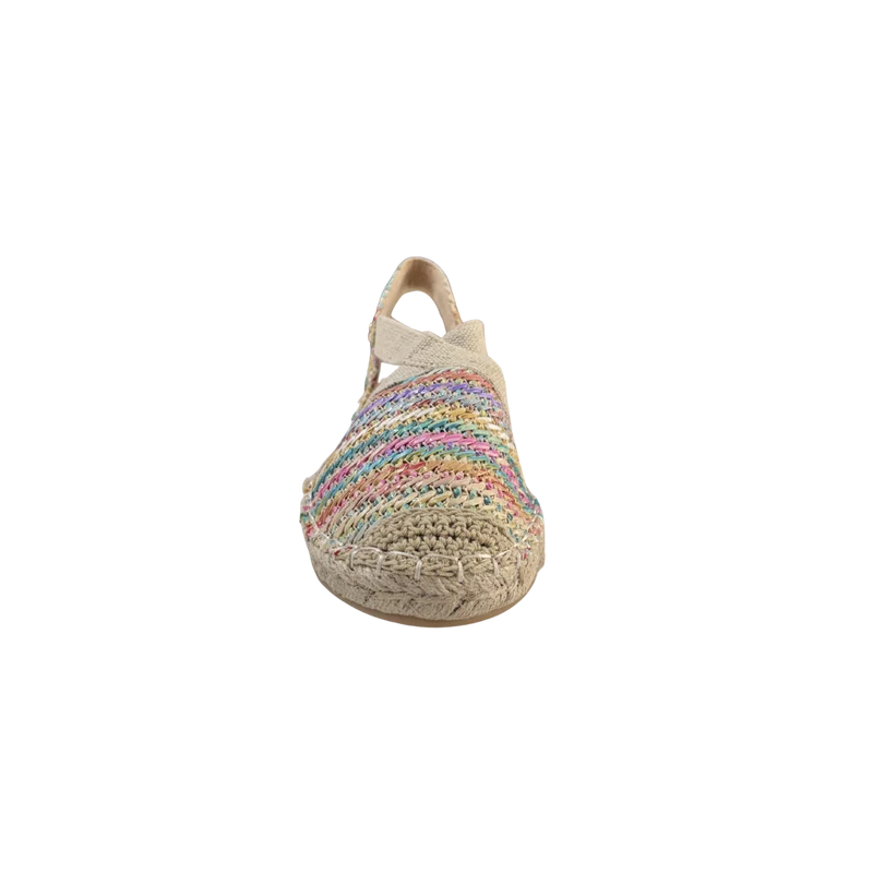 MUJER ESPARTO PLANA AMALFI MULTI