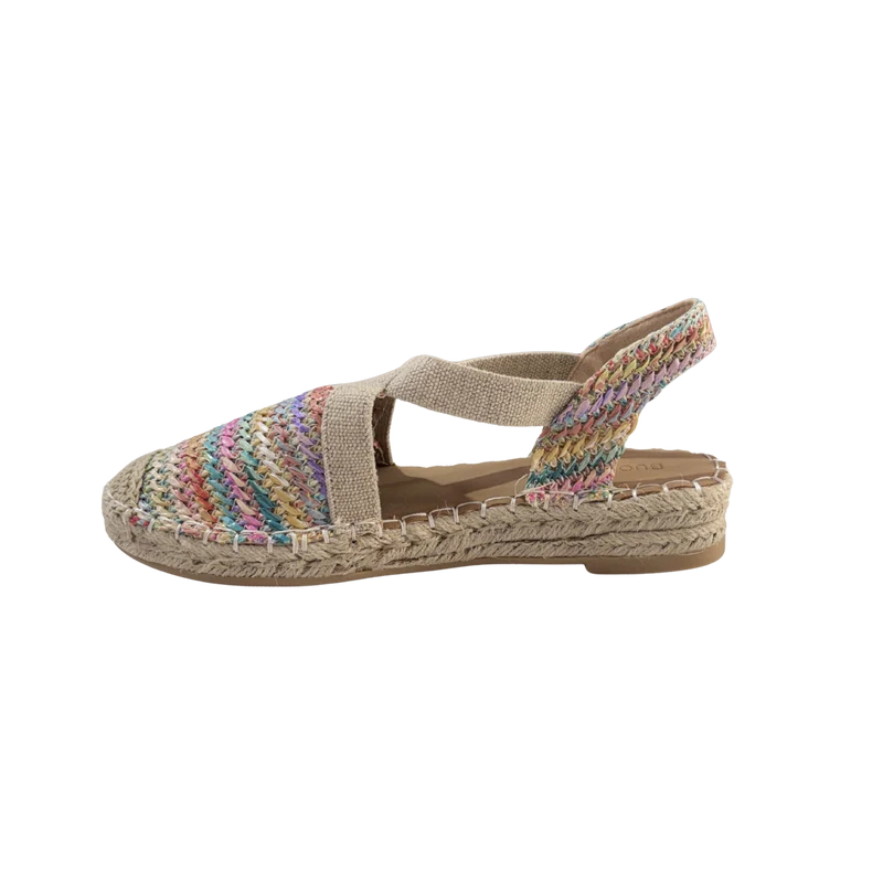 MUJER ESPARTO PLANA AMALFI MULTI