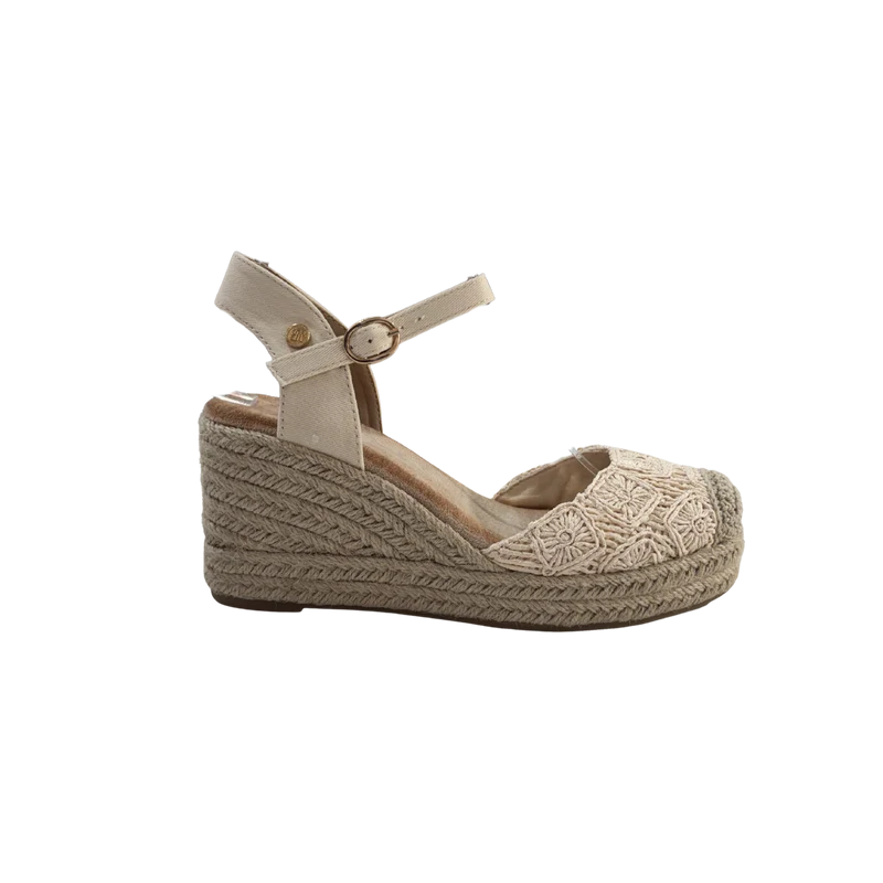 MUJER ESPARTO CUÑA COLI BEIGE