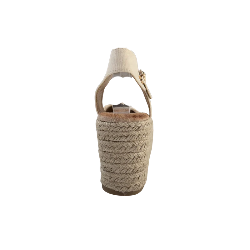 MUJER ESPARTO CUÑA COLI BEIGE