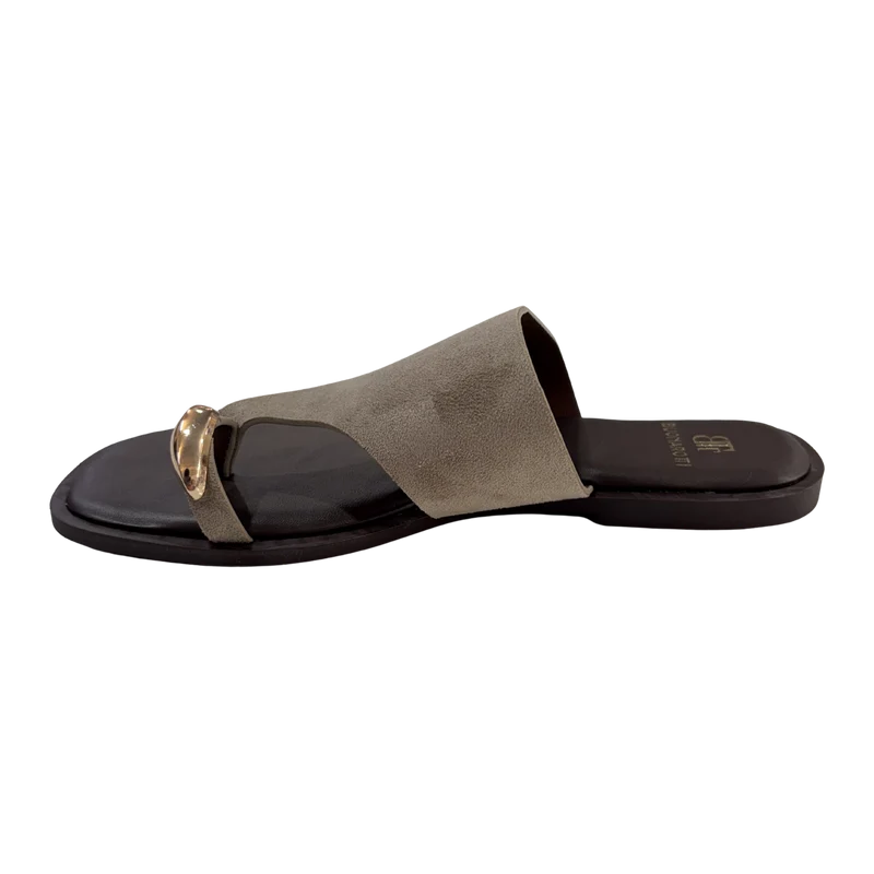 MUJER SANDALIA PLANA SUNSET KHAKI