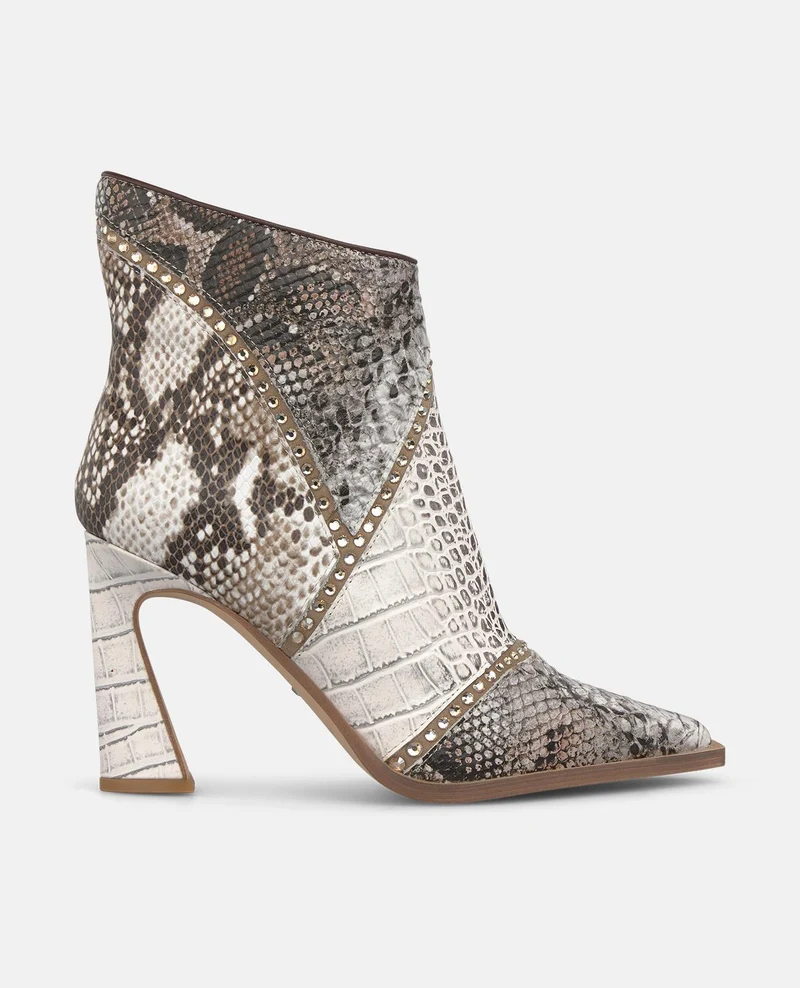 BOTÍN DE PIEL ANIMAL PRINT