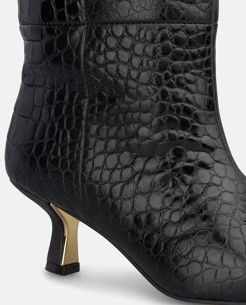 BOTA DE PIEL ANIMAL PRINT