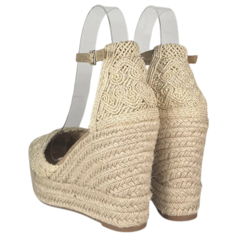 Alpargatas Corina Yute Bordado M4295 Oro