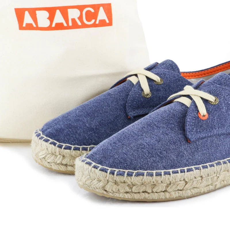 Alpargata azul lavado TERRAMUJER Abarca