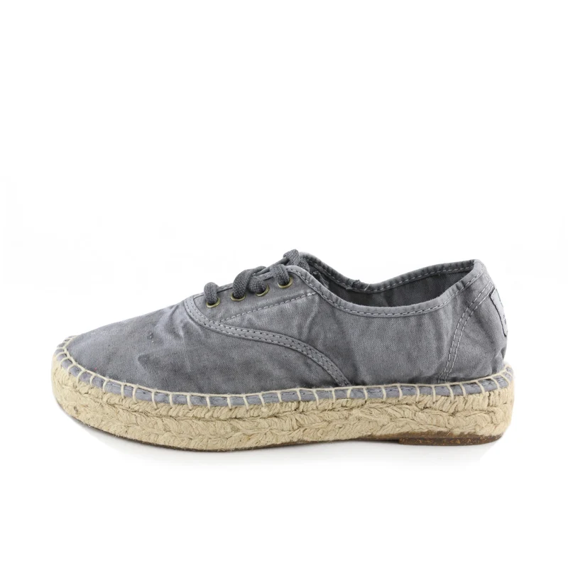 Alpargata gris lavado LONA687 Natural World