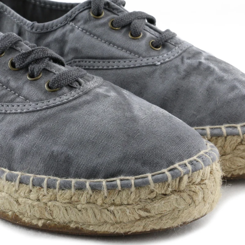 Alpargata gris lavado LONA687 Natural World