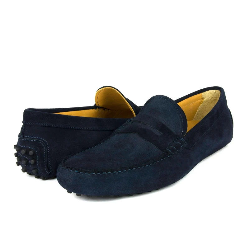 Mocasín serraje azul 490511 Jeromín