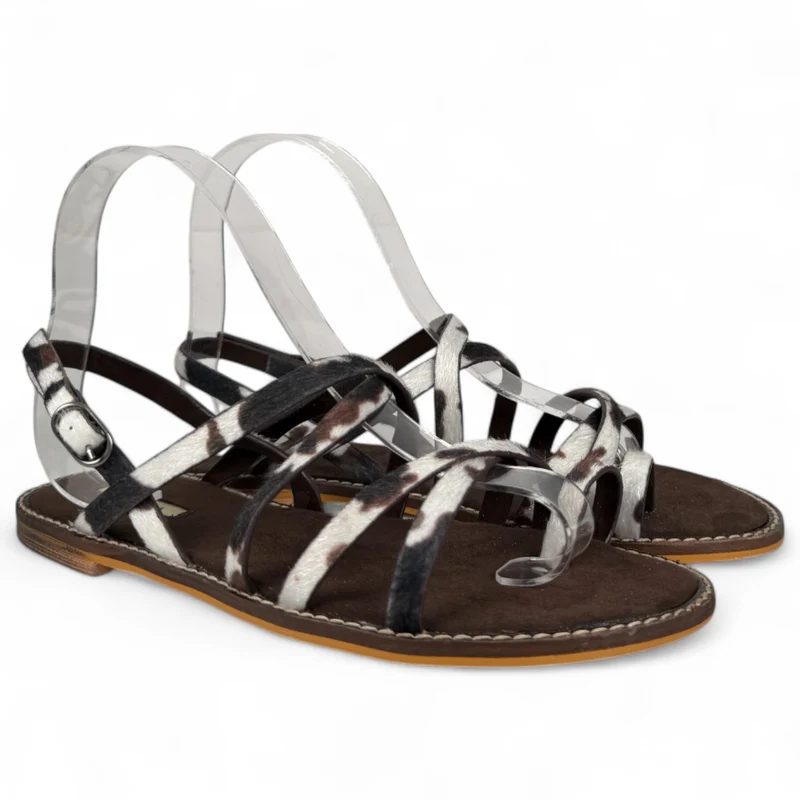 Sandalias Corina Plana Tiras M5485V Vaca