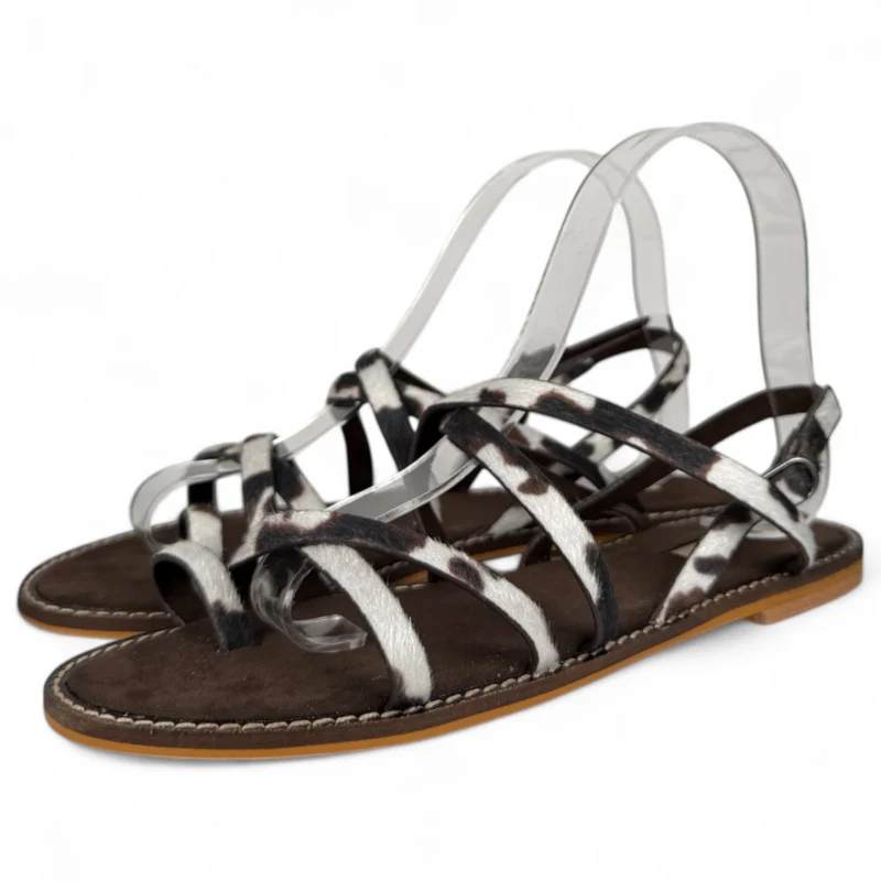 Sandalias Corina Plana Tiras M5485V Vaca