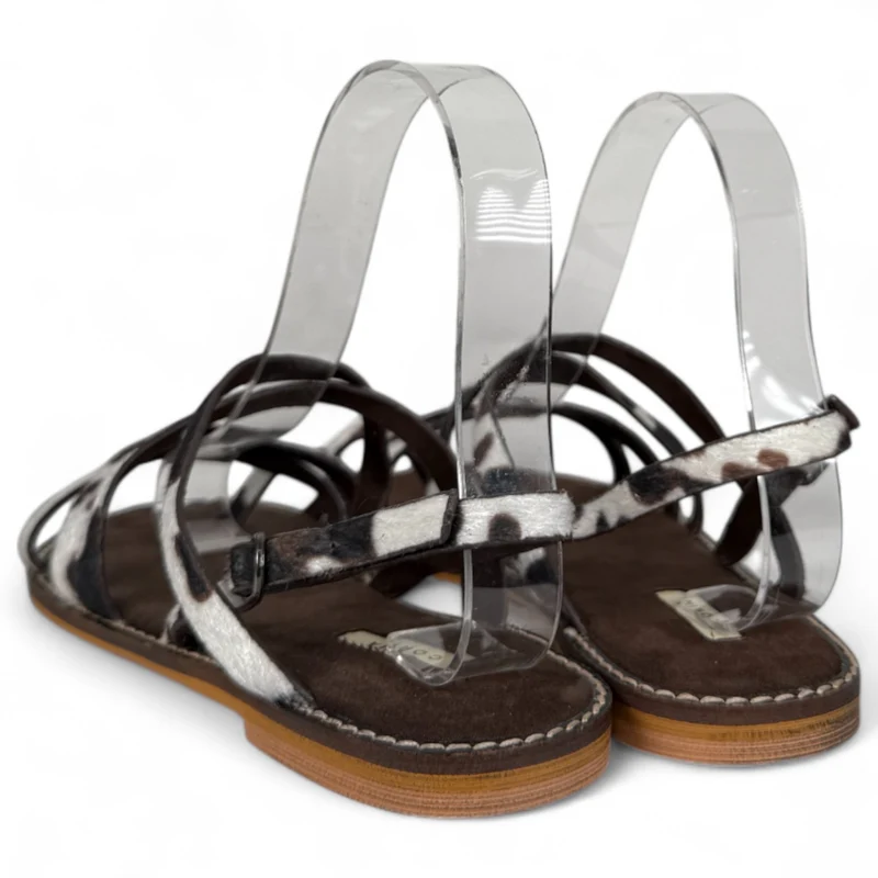 Sandalias Corina Plana Tiras M5485V Vaca