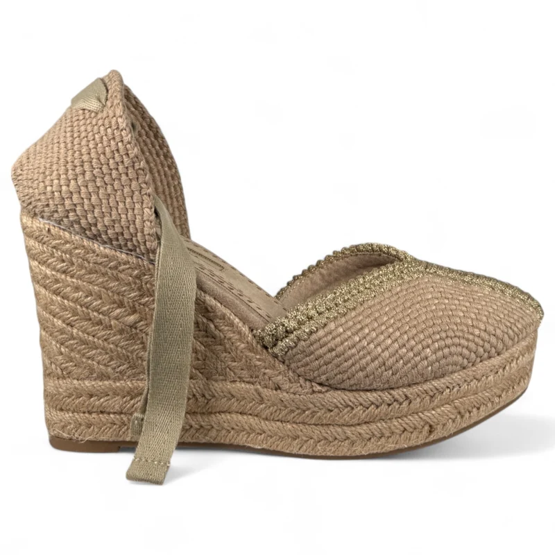 Alpargatas Corina Cuña Bordados M5386 Natural