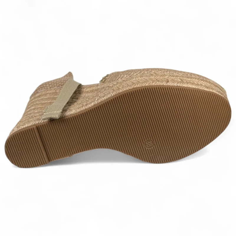 Alpargatas Corina Cuña Bordados M5386 Natural