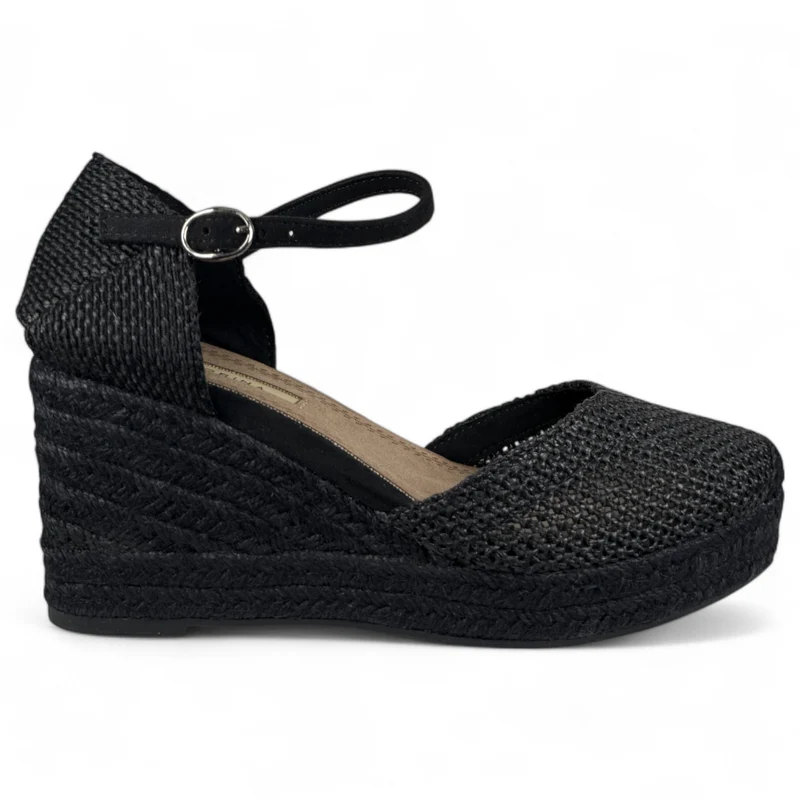 Alpargatas Corina Redecilla M5390 Negro