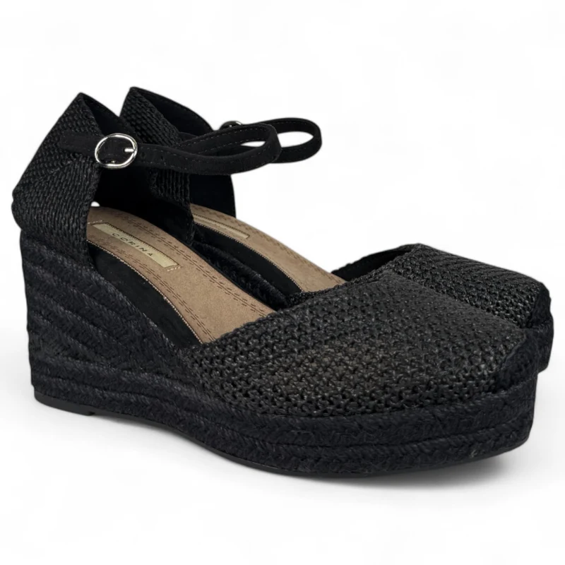 Alpargatas Corina Redecilla M5390 Negro