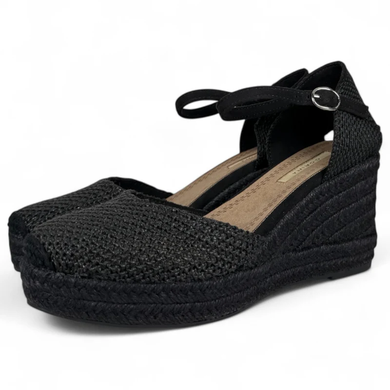 Alpargatas Corina Redecilla M5390 Negro