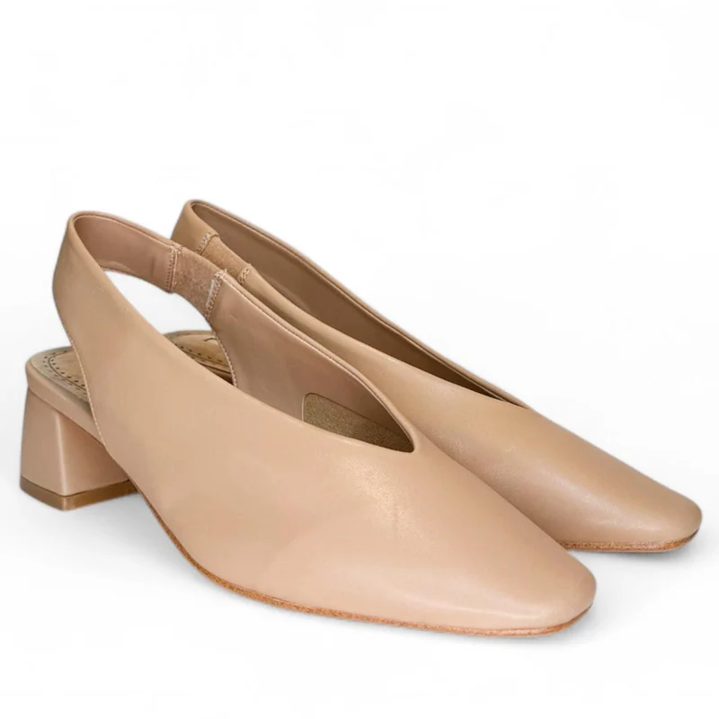 Zapatos Corina Salón Abierto M5325 Camel