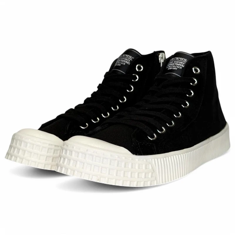 Botas Corina Lona M5059 Negro