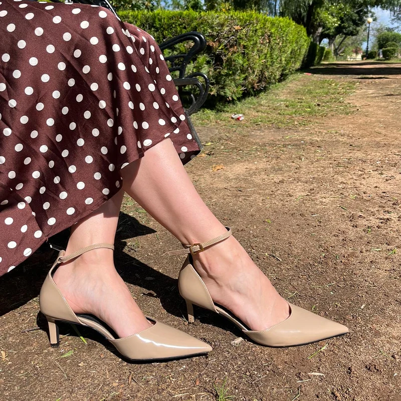 Zapatos Corina Salón Pulsera M5305 Camel