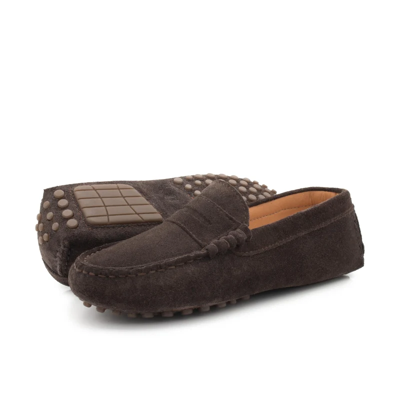Mocasín serraje marrón H-ANTIFAZ Jeromín
