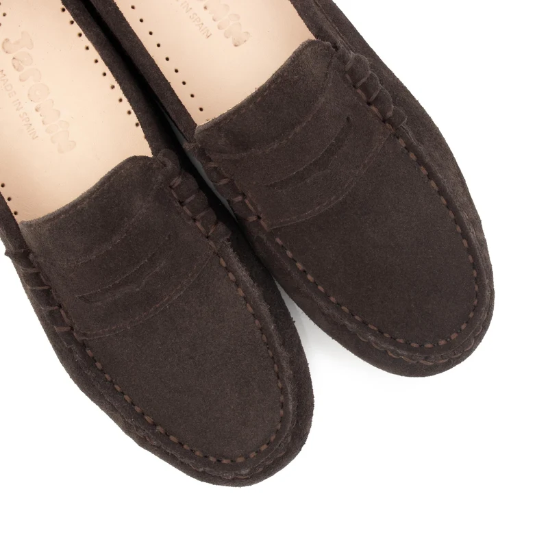 Mocasín serraje marrón H-ANTIFAZ Jeromín