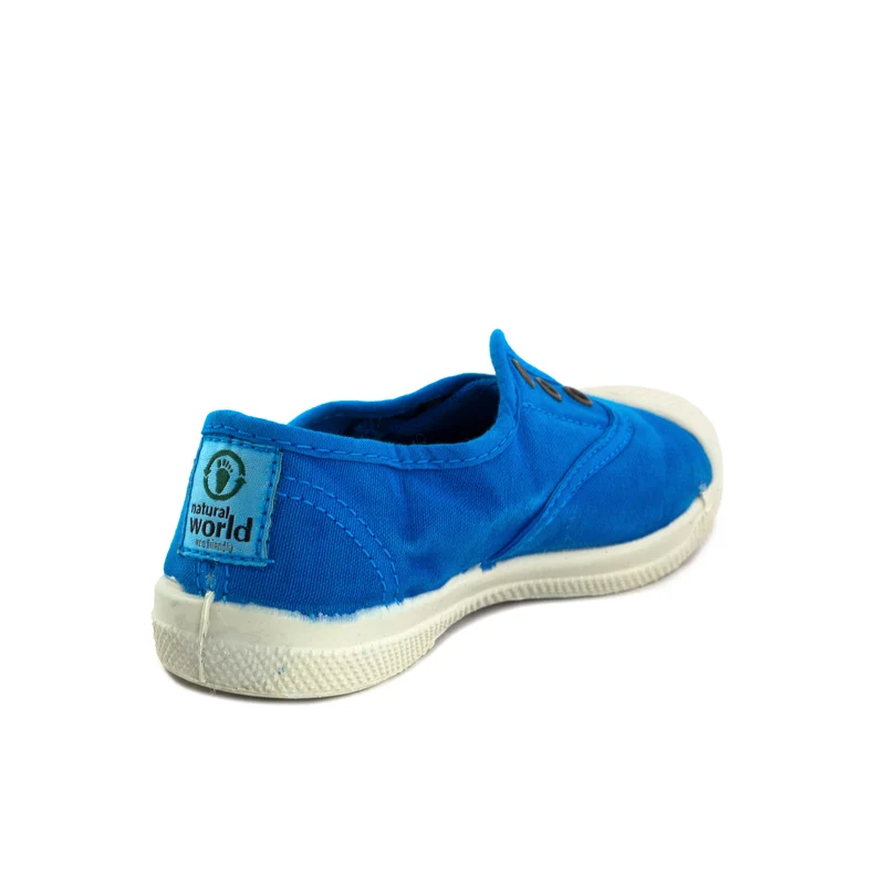 Zapatilla turquesa lavado LONA470 Natural World