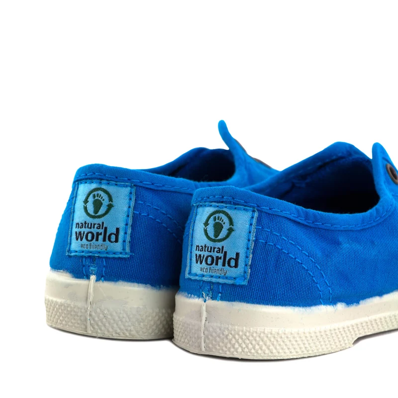Zapatilla turquesa lavado LONA470 Natural World