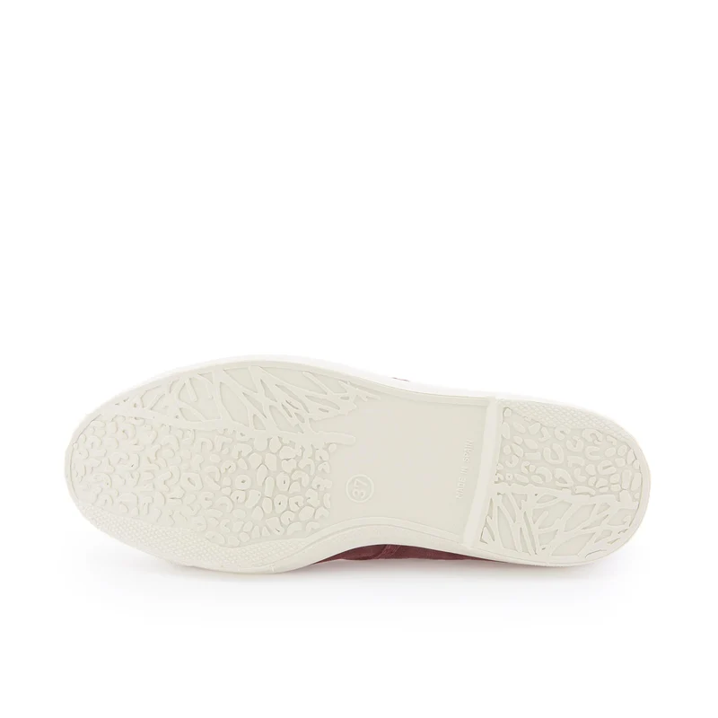 Zapatilla burdeos lavado LONA102 Natural World