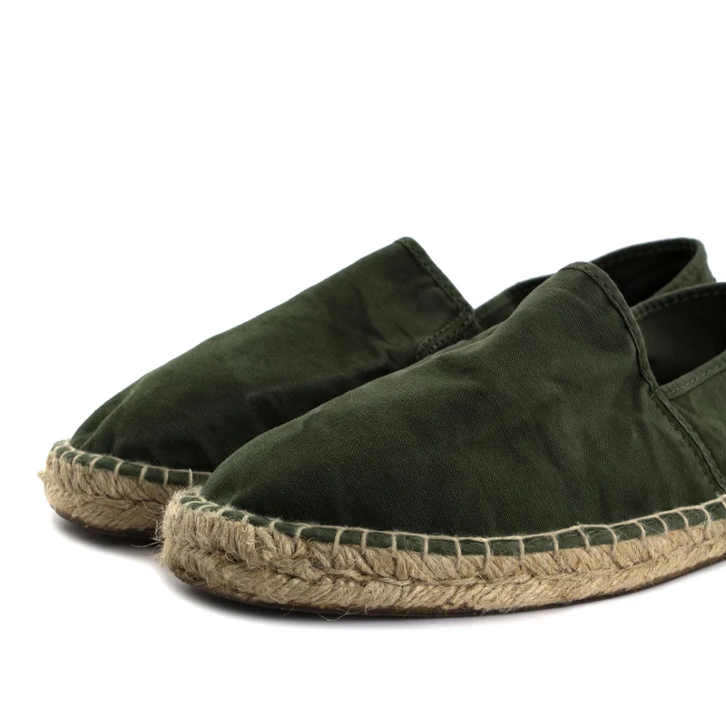 Alpargata kaki lavado LONA325 Natural World