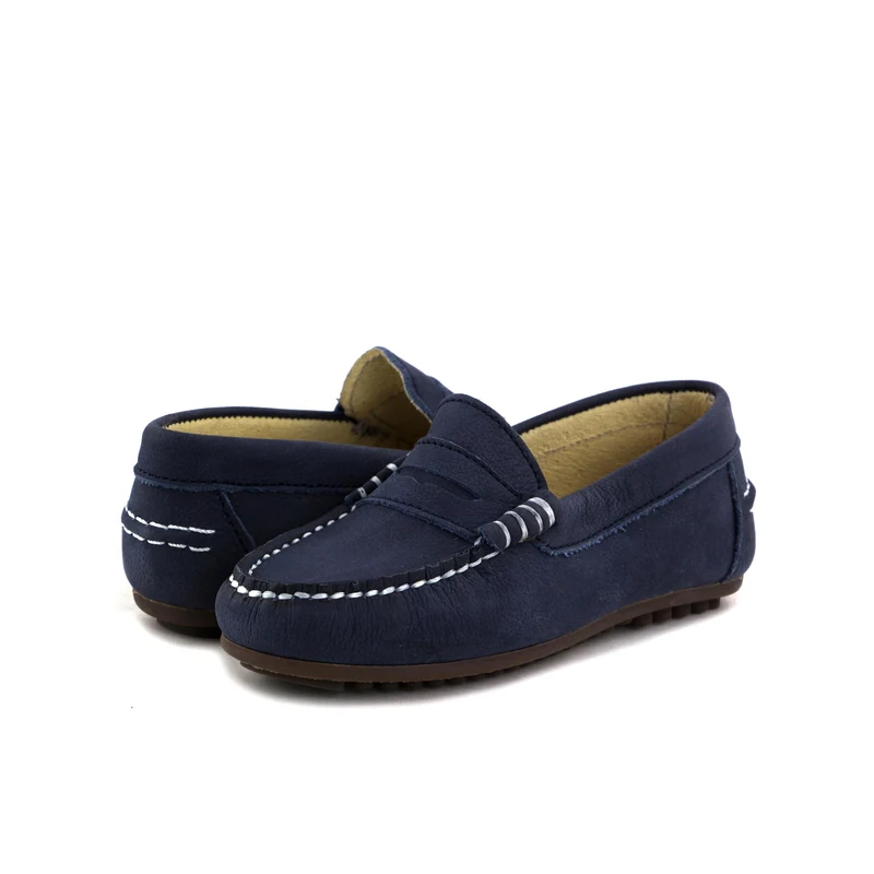 Mocasín bombé azul MED Jeromín