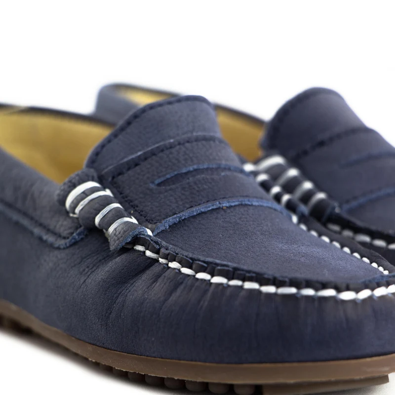 Mocasín bombé azul MED Jeromín