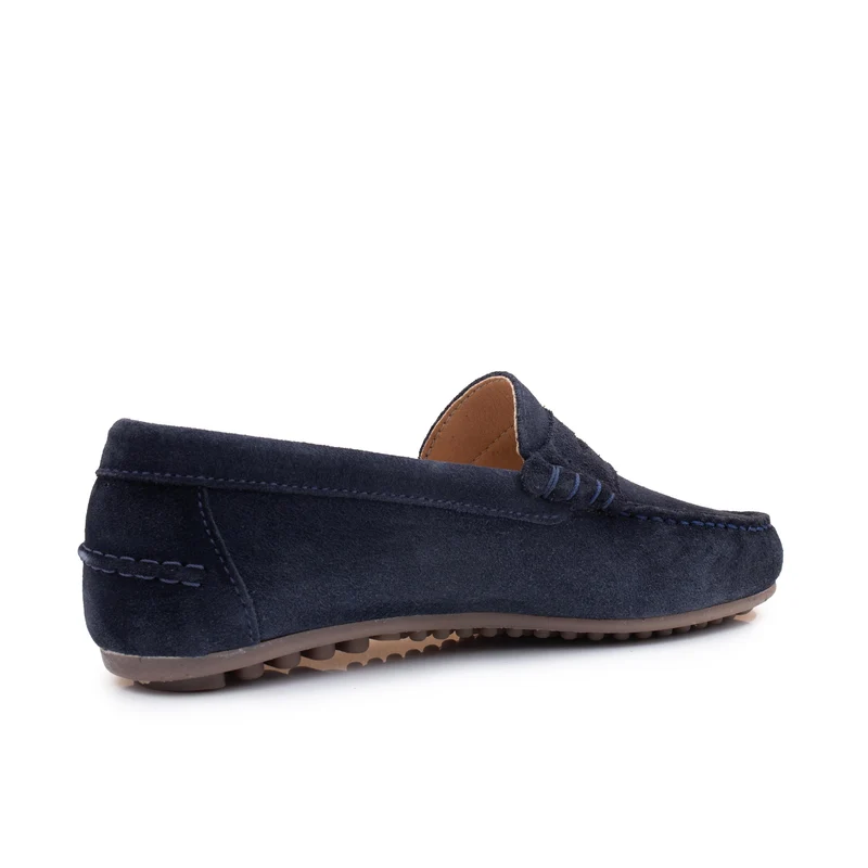 Mocasín serraje azul MED Jeromín