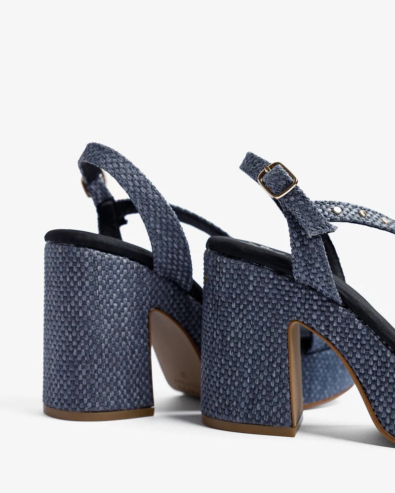 Sandalia Morlan Rafia Negro