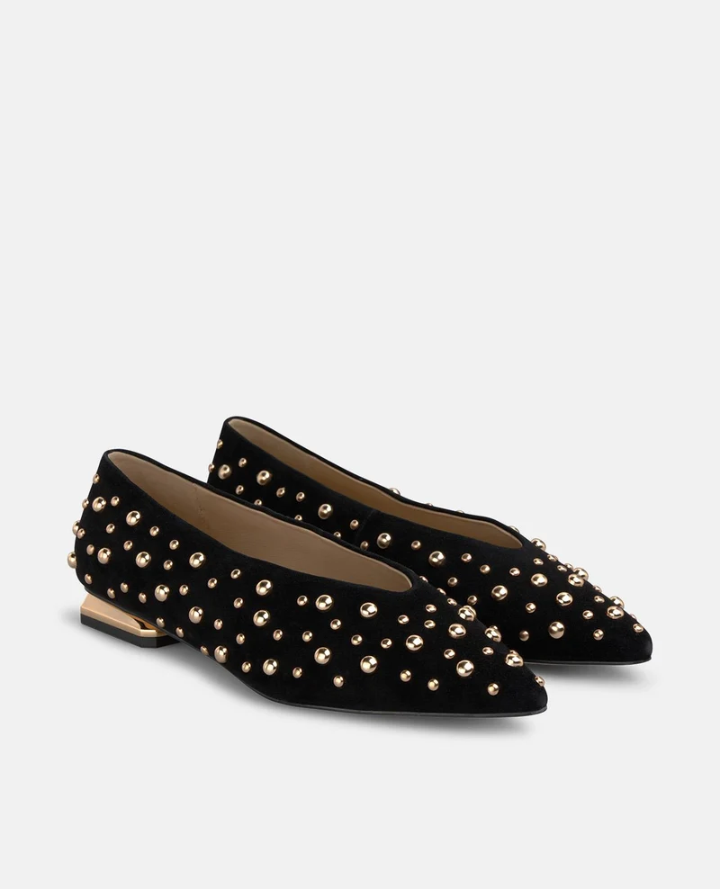 BAILARINA NAPA CON TACHAS METÁLICAS
