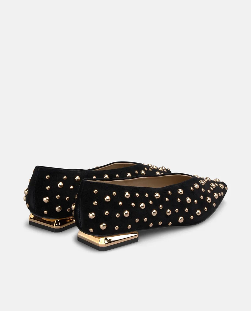 BAILARINA NAPA CON TACHAS METÁLICAS