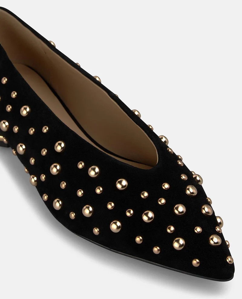 BAILARINA NAPA CON TACHAS METÁLICAS