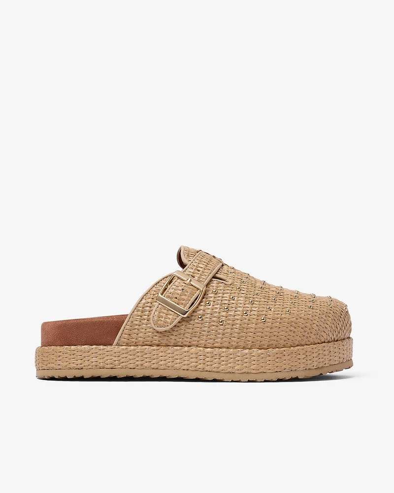 Zueco Acova Rafia Beige
