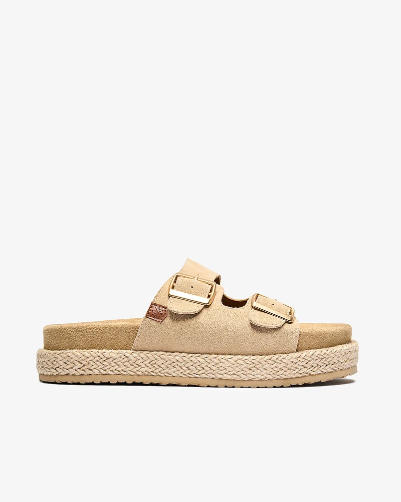 Sandalia Xago Serraje Beige