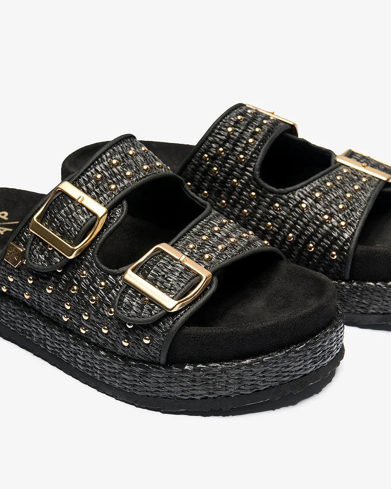 Sandalia Xago Rafia Negro