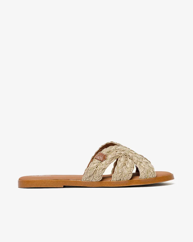 Sandalia Tufia India Yute Oro
