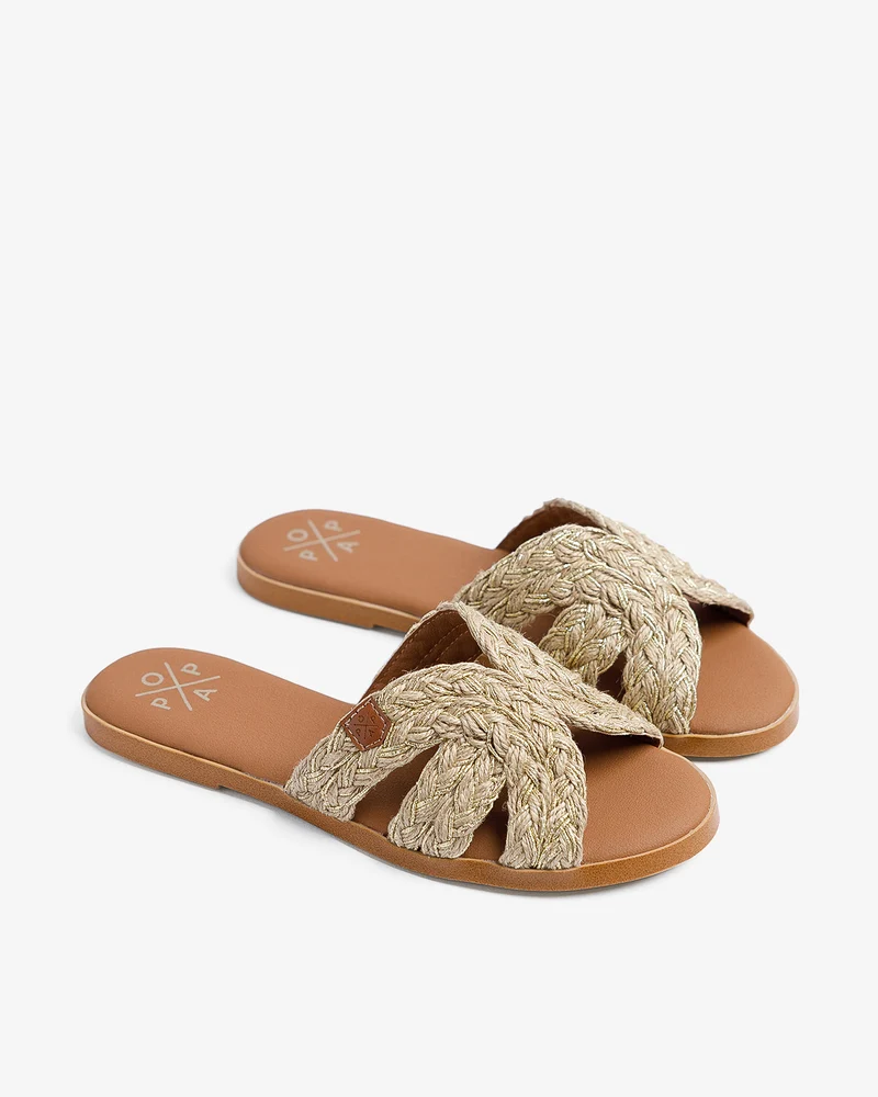 Sandalia Tufia India Yute Oro