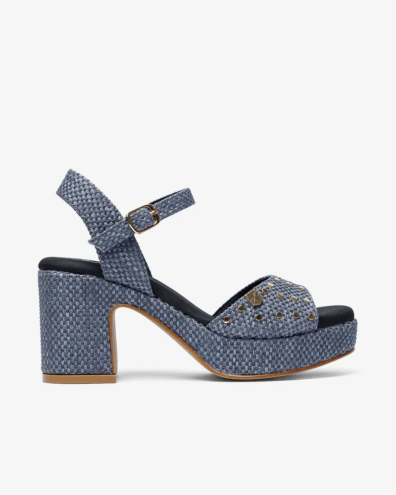 Sandalia Daira Rafia Negro