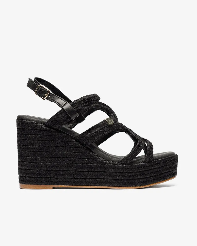 Cuña Ribera Yute Negro